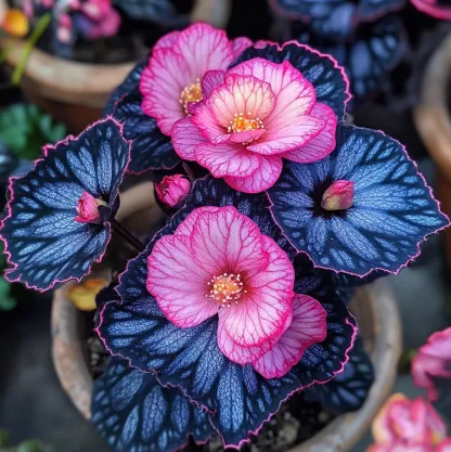 Begonia Rex ‘Pink Lightning’