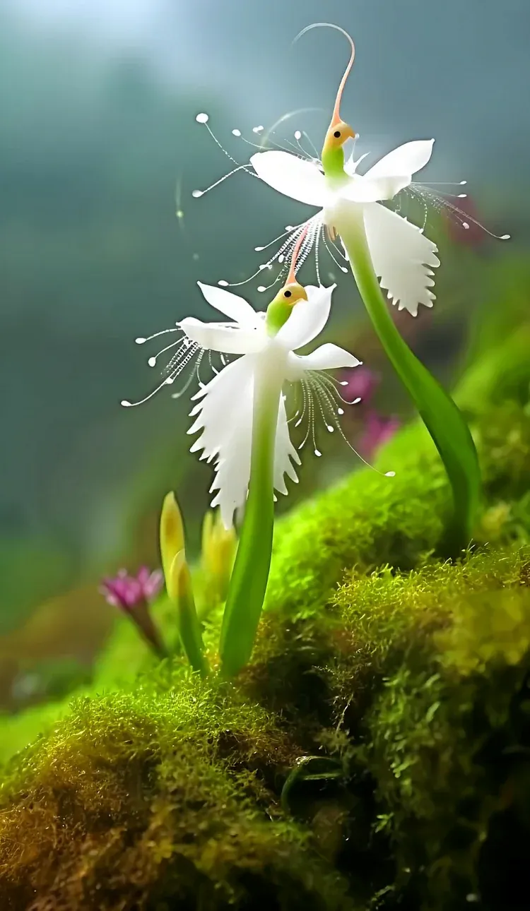 White Phoenix Orchid Flower Seeds