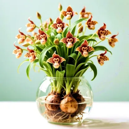 Monkey Orchid bulbs - can survive in soil or hydroponics💧🌱