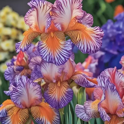 💐Parrot Iris (Iris germanica)—Long Blooming & Perennial