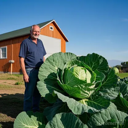 🥇Giant Cabbage Seeds, First Place in Cabbage Contest🥬