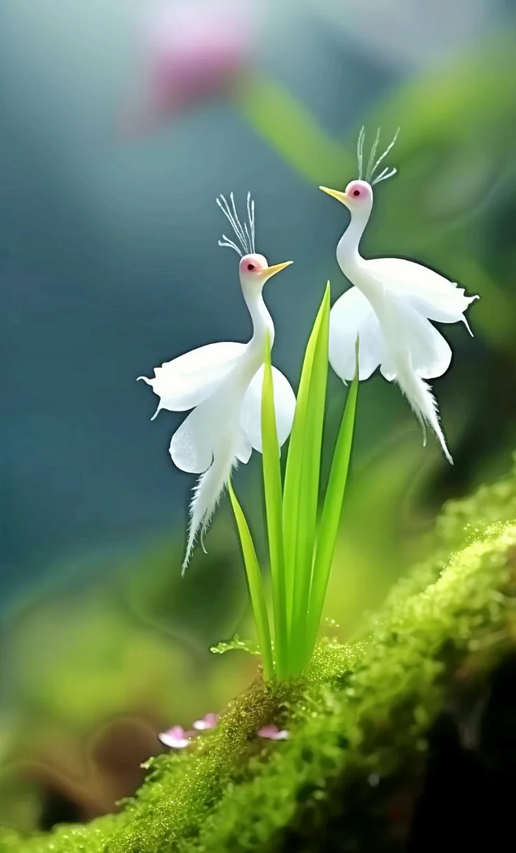 White Phoenix Orchid Flower Seeds