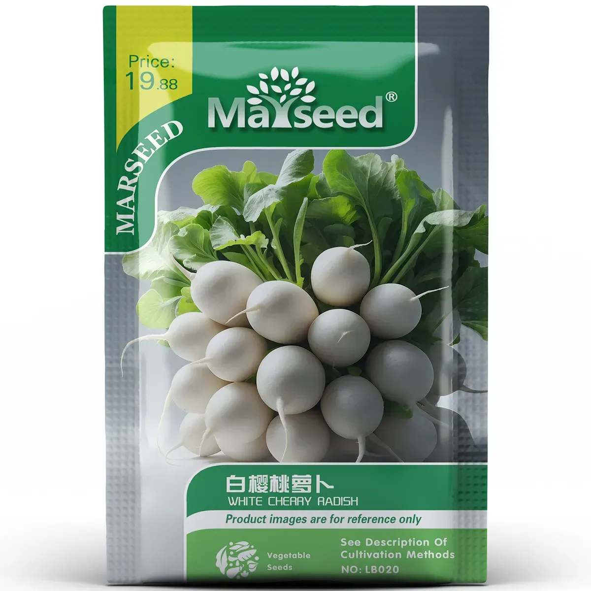 White Cherry Radish Seeds