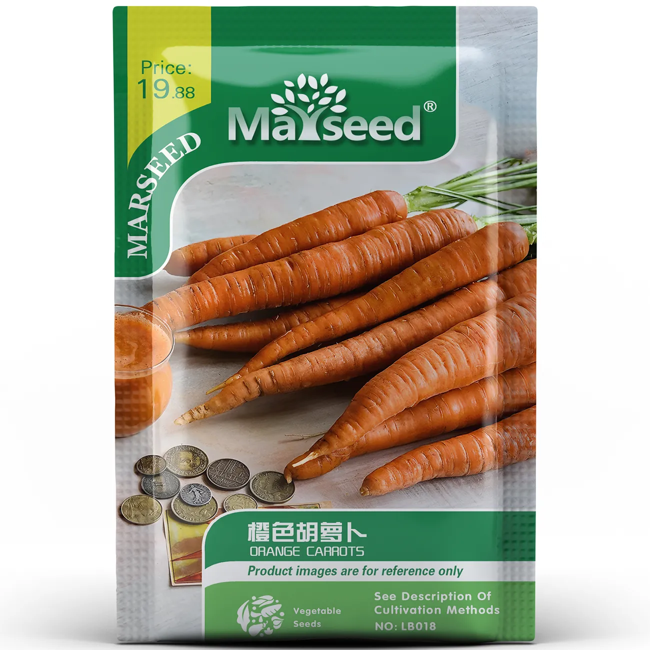 Orange Carrot Seeds
