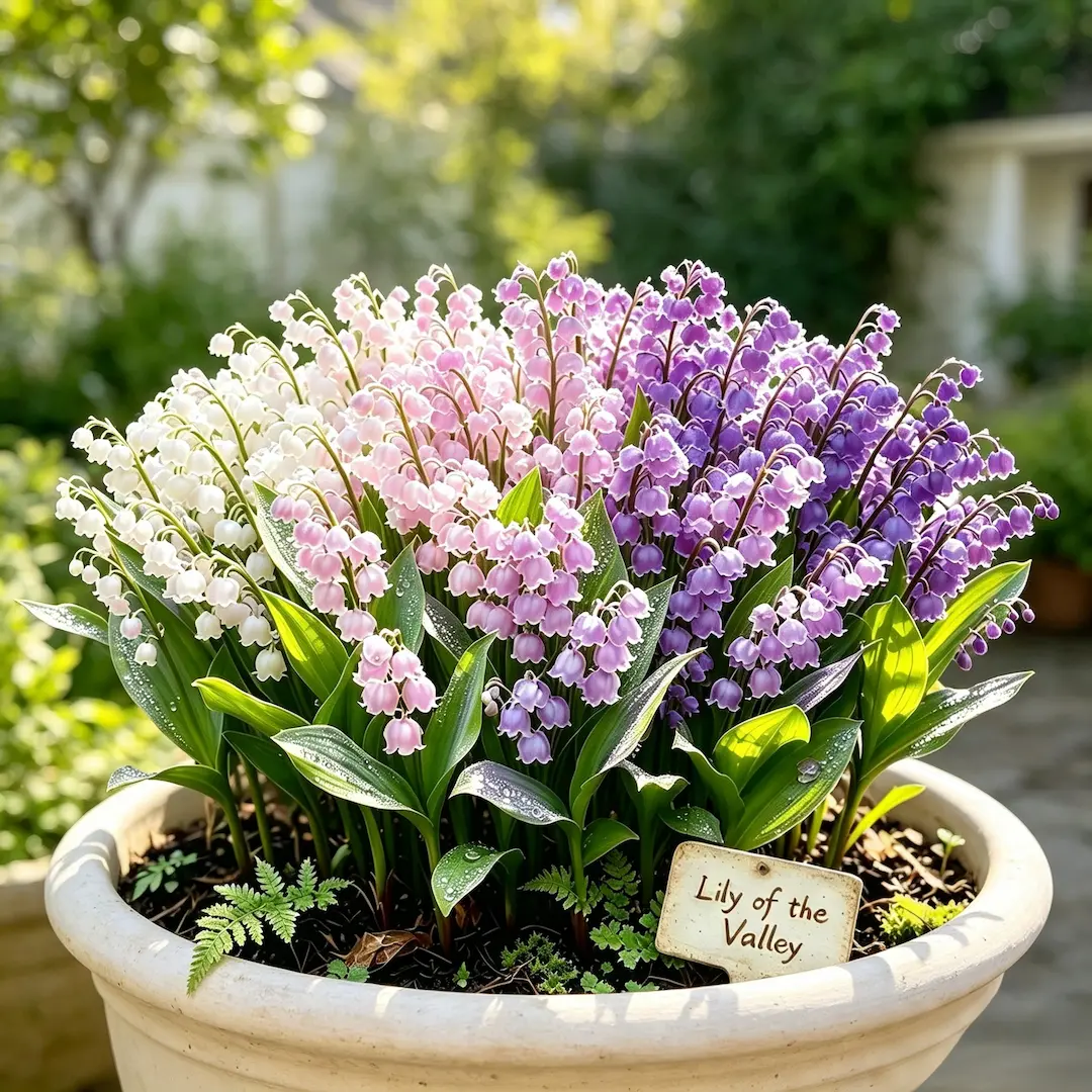 💐Lily of The Valley Perennial Flower Bulbs—Easy to Grow, Rich Scented，Perfect for Outdoor & Indoor