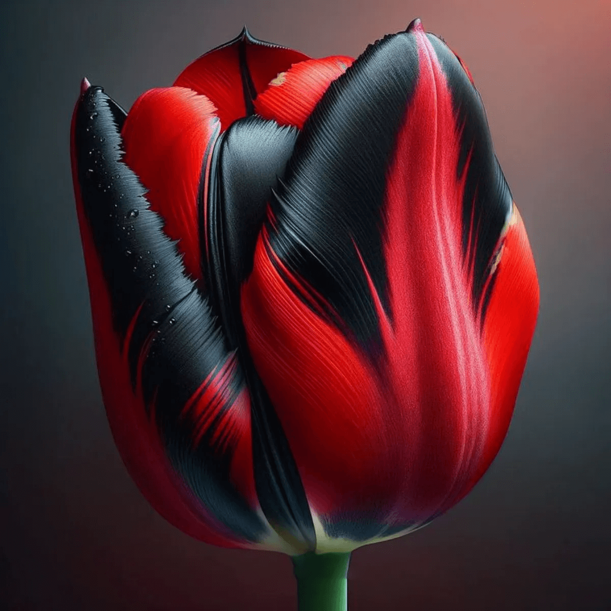 Rare Black and Red Bicolor Series Flower Seeds