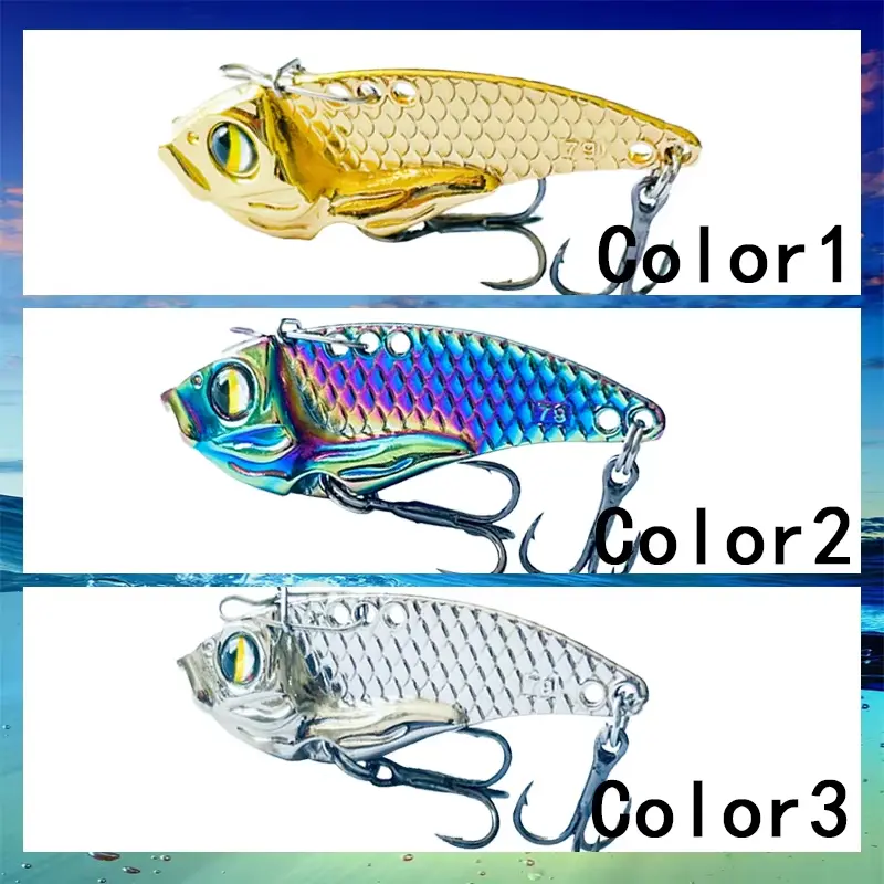 MISTER LURE 7g 10g 14g 18g Vibration Cast Metal Glitter Lure