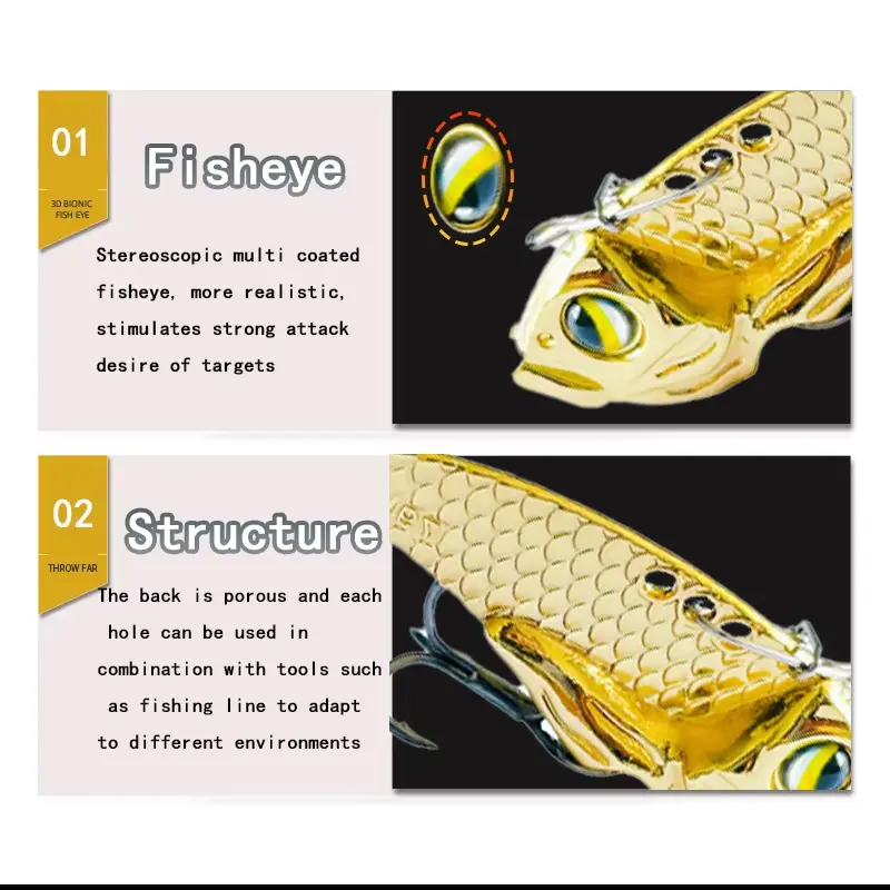 MISTER LURE 7g 10g 14g 18g Vibration Cast Metal Glitter Lure