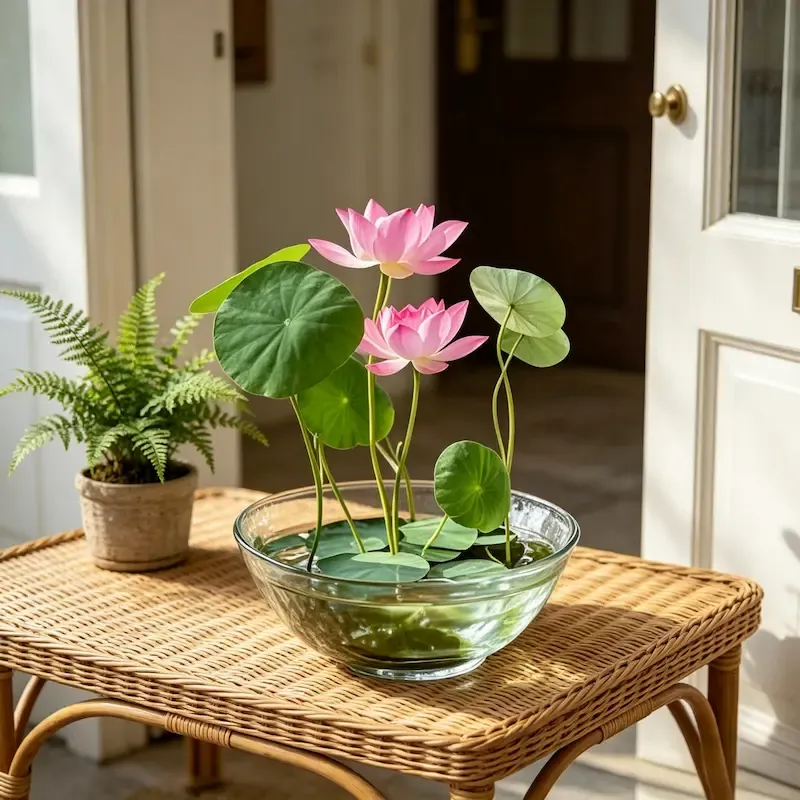 💖💖 The Premium Bonsai Lotus Flower Seeds -Easy to Grow, Rich Scented，Palm Size / Space Saving