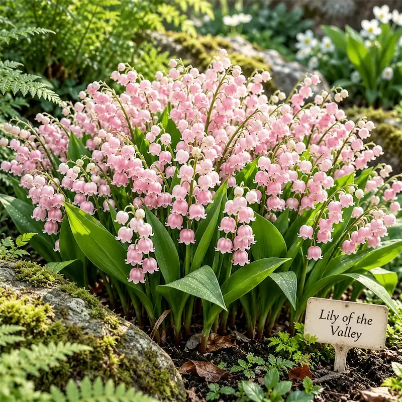 💐Lily of The Valley Perennial Flower Bulbs—Easy to Grow, Rich Scented，Perfect for Outdoor & Indoor