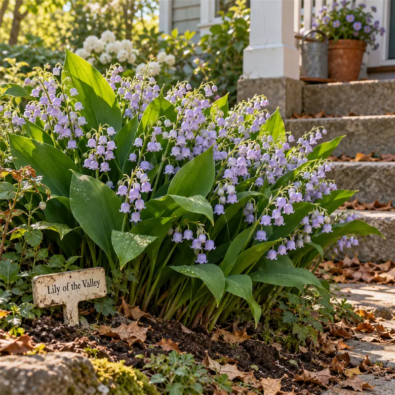 💐Lily of The Valley Perennial Flower Bulbs—Easy to Grow, Rich Scented，Perfect for Outdoor & Indoor