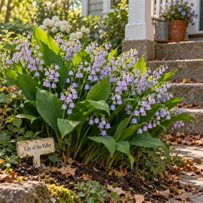 💐Lily of The Valley Perennial Flower Bulbs—Easy to Grow, Rich Scented，Perfect for Outdoor & Indoor