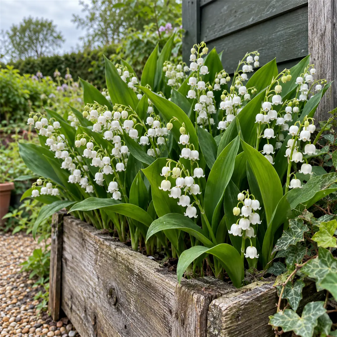 💐Lily of The Valley Perennial Flower Bulbs—Easy to Grow, Rich Scented，Perfect for Outdoor & Indoor