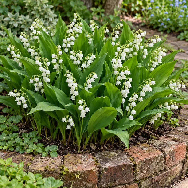 💐Lily of The Valley Perennial Flower Bulbs—Easy to Grow, Rich Scented，Perfect for Outdoor & Indoor