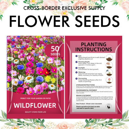 🌺Four Seasons Flowering Mixed Flower Seeds - Easy to Grow