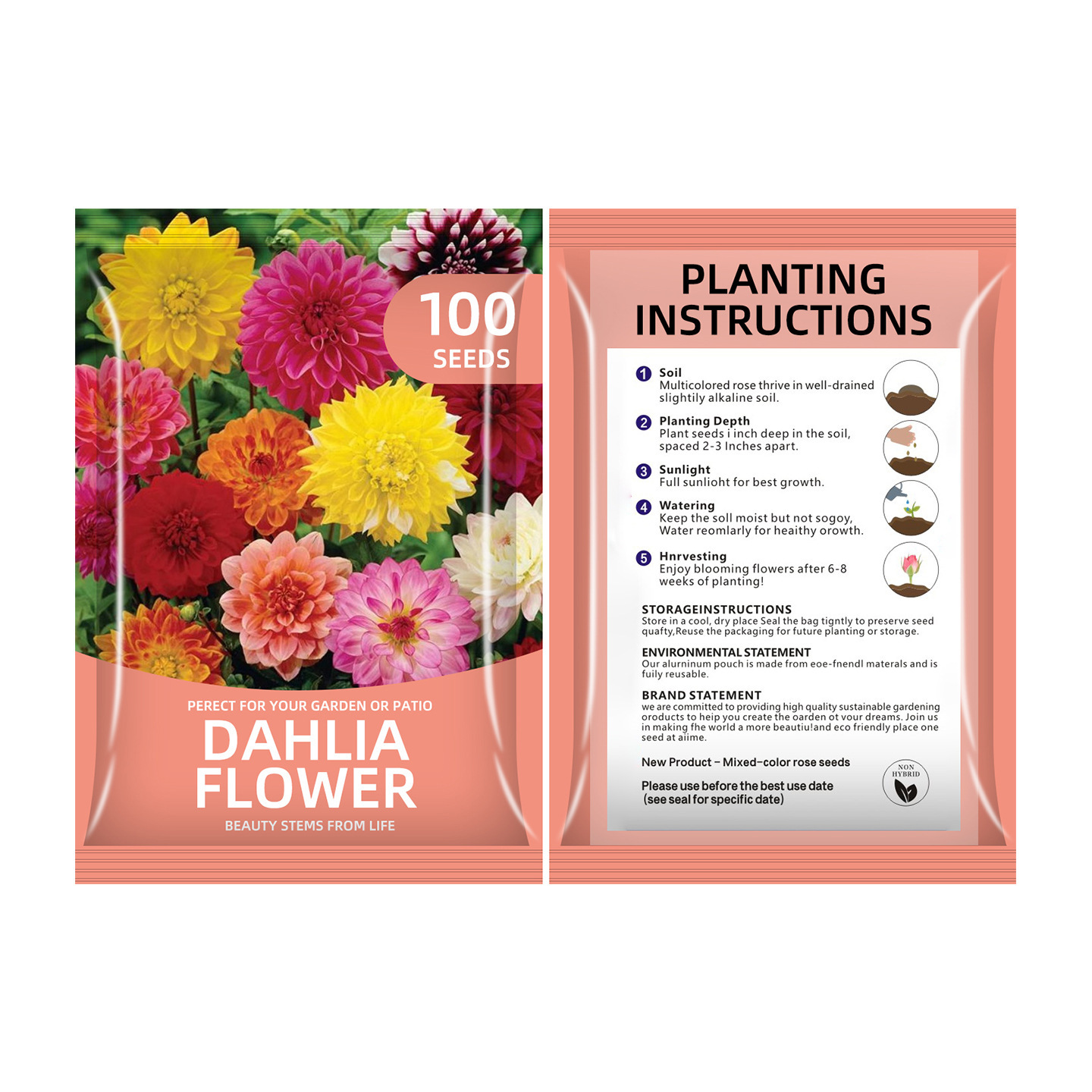 🌺Four Seasons Flowering Mixed Flower Seeds - Easy to Grow