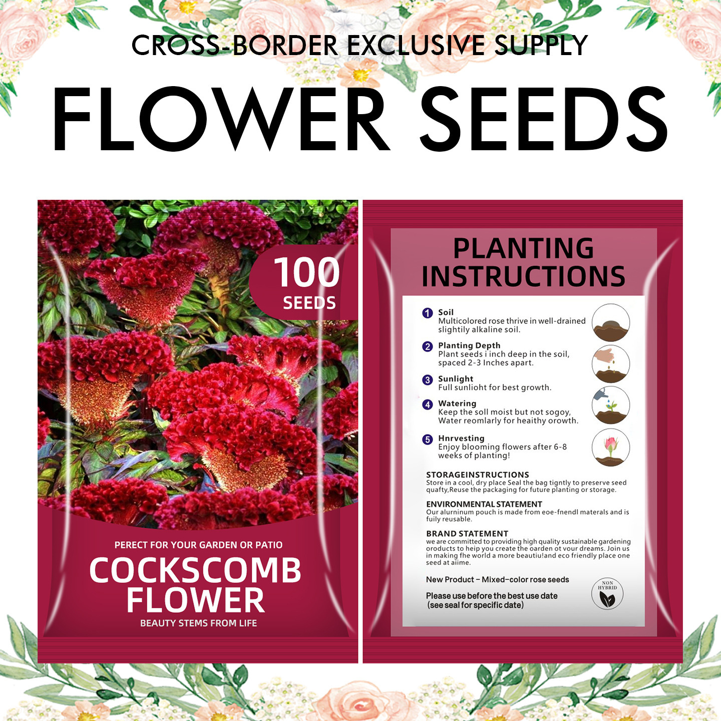 🌺Four Seasons Flowering Mixed Flower Seeds - Easy to Grow