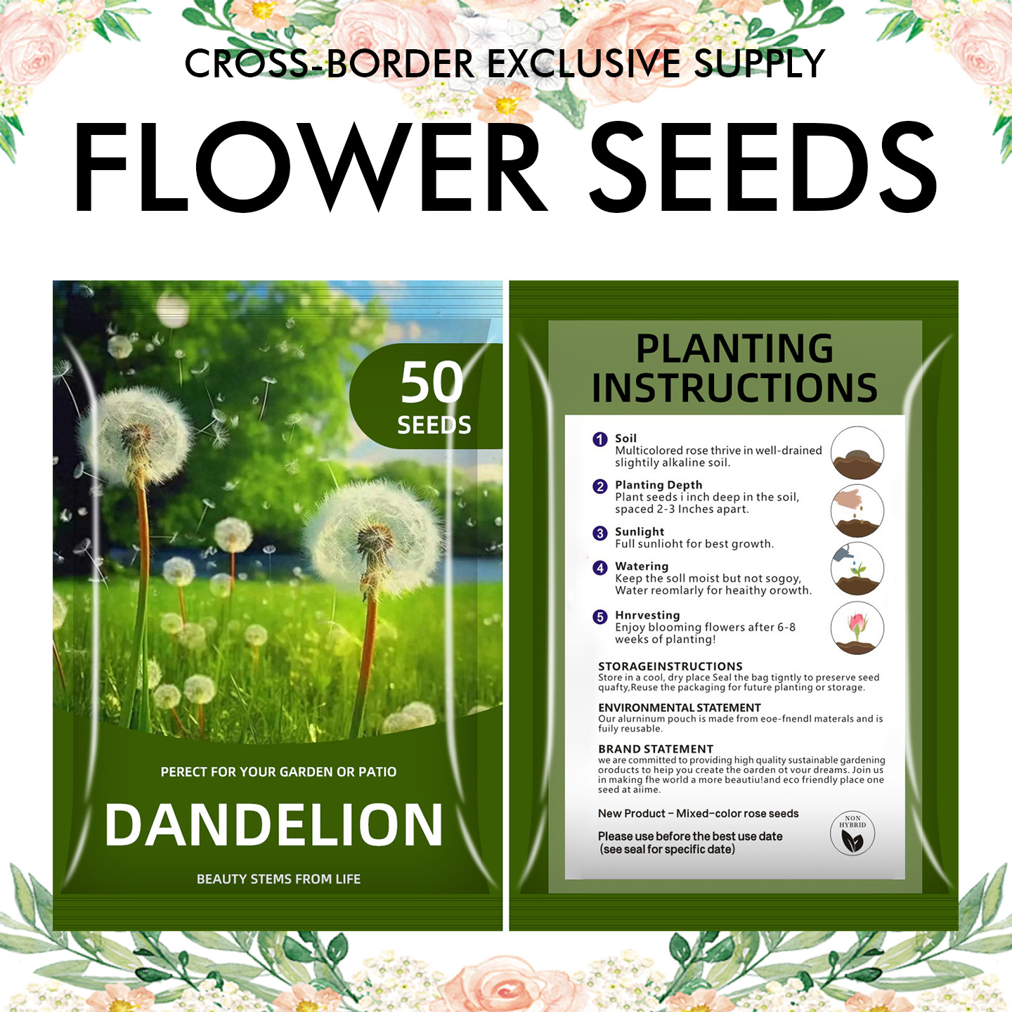 🌺Four Seasons Flowering Mixed Flower Seeds - Easy to Grow