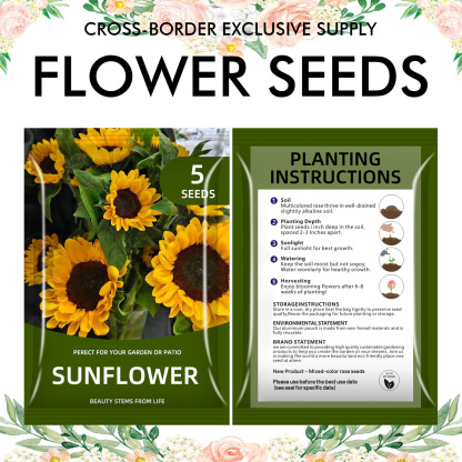 🌺Four Seasons Flowering Mixed Flower Seeds - Easy to Grow
