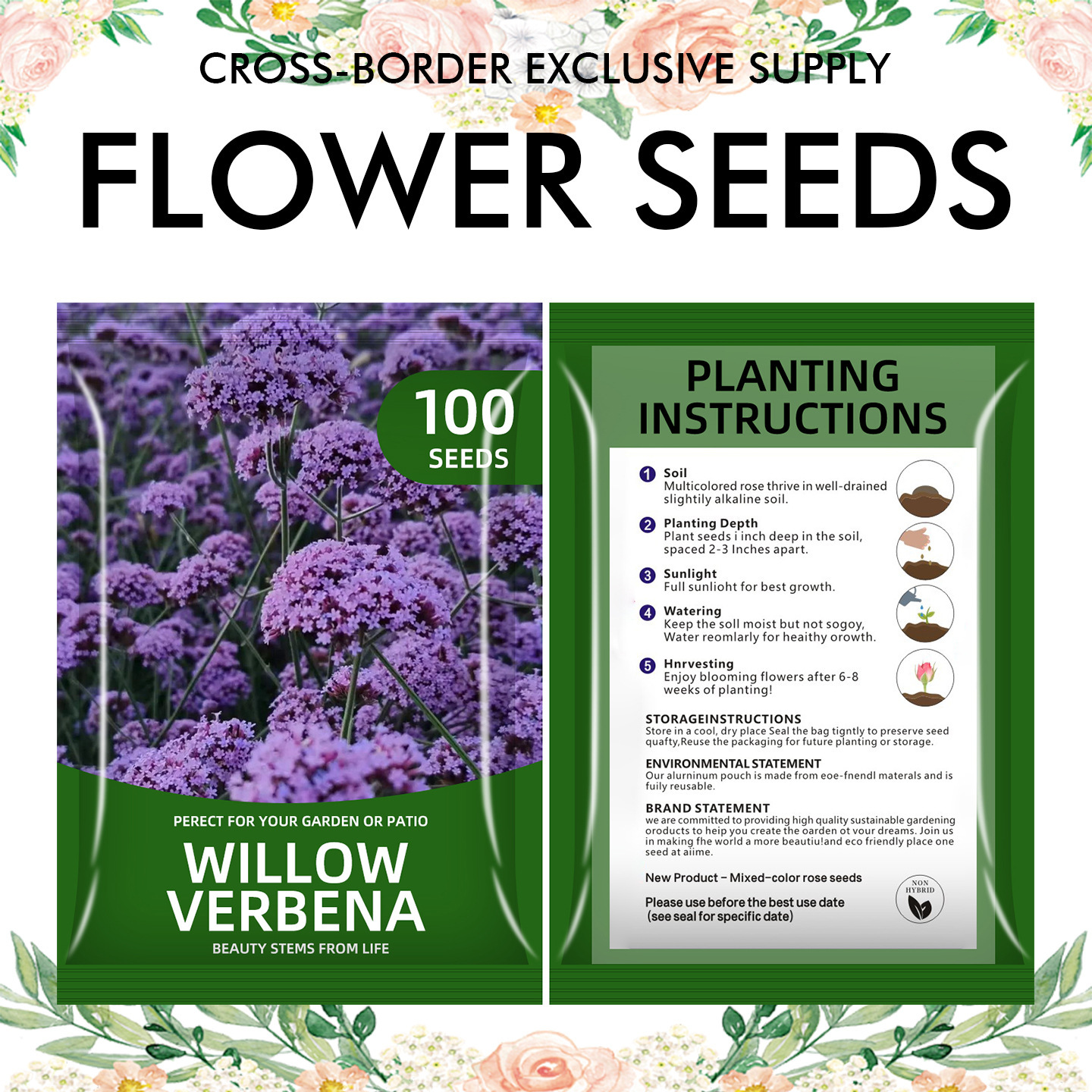 🌺Four Seasons Flowering Mixed Flower Seeds - Easy to Grow