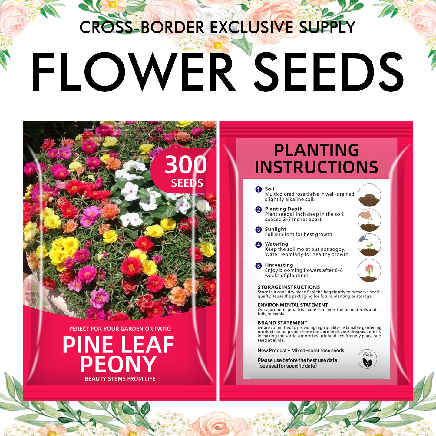 🌺Four Seasons Flowering Mixed Flower Seeds - Easy to Grow