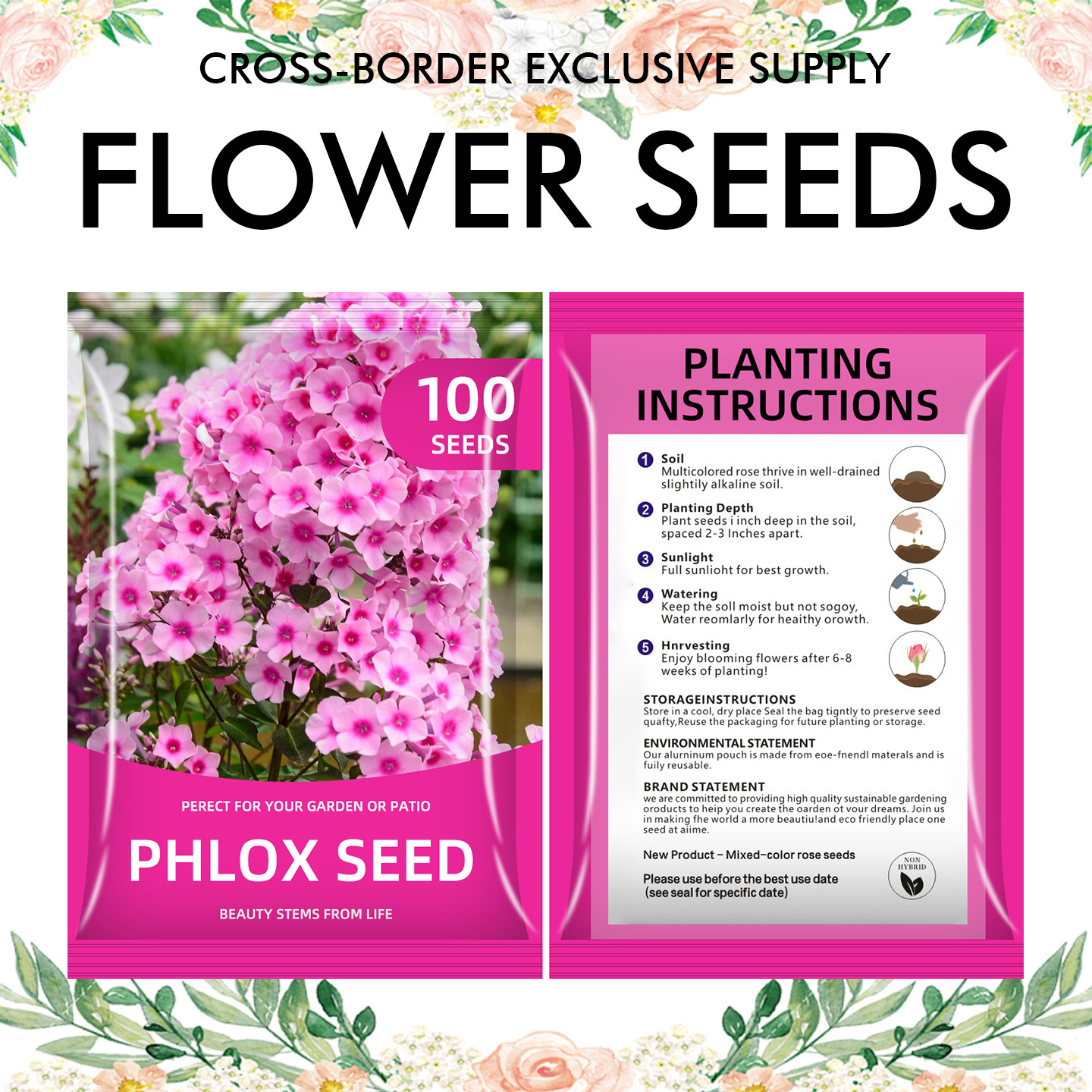 🌺Four Seasons Flowering Mixed Flower Seeds - Easy to Grow