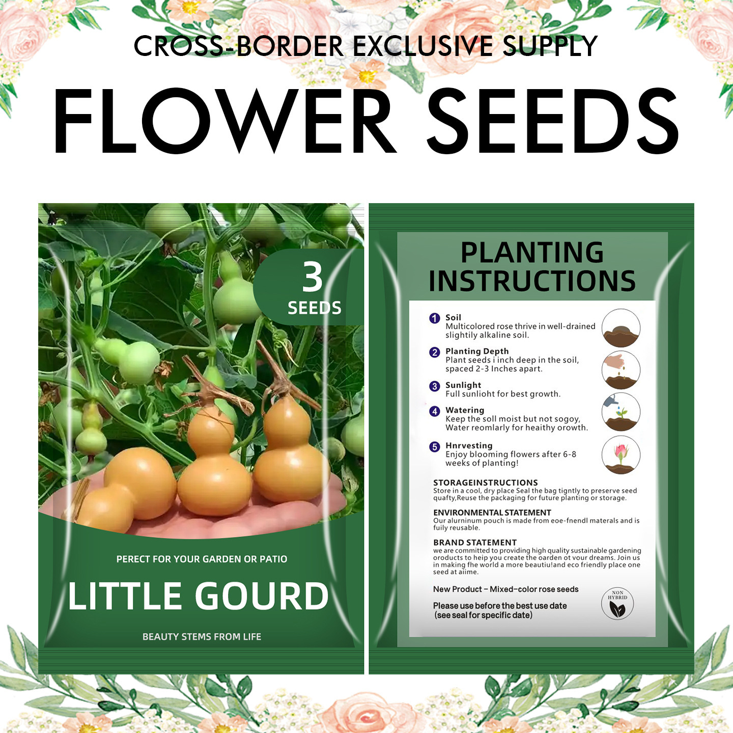 🌺Four Seasons Flowering Mixed Flower Seeds - Easy to Grow