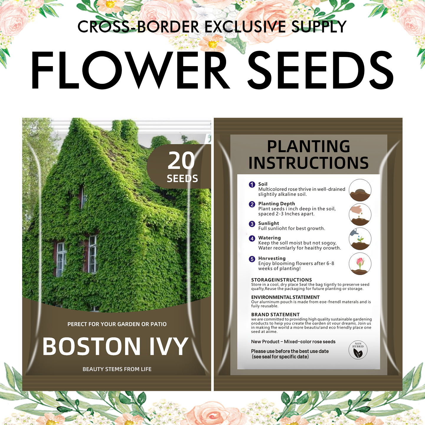 🌺Four Seasons Flowering Mixed Flower Seeds - Easy to Grow