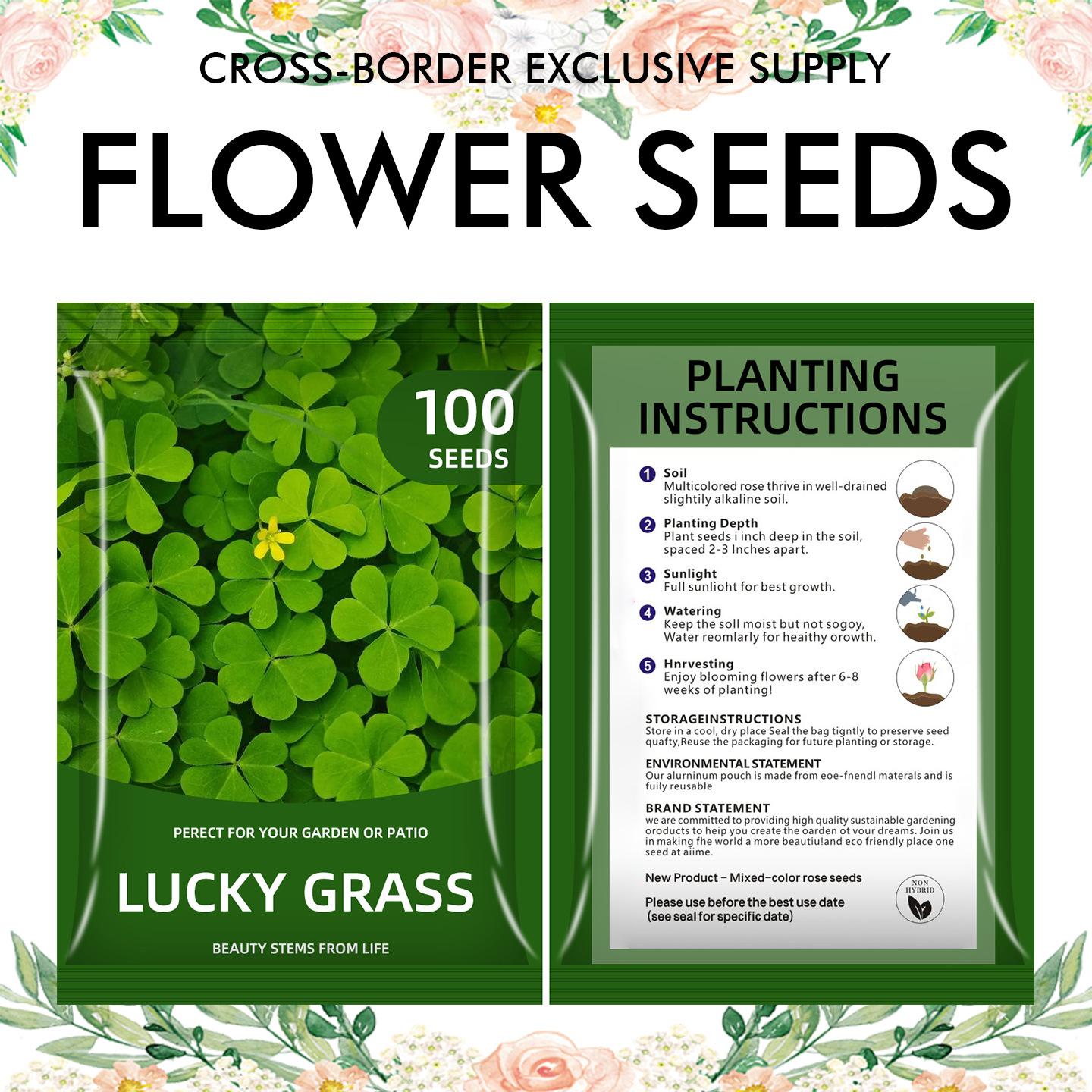 🌺Four Seasons Flowering Mixed Flower Seeds - Easy to Grow