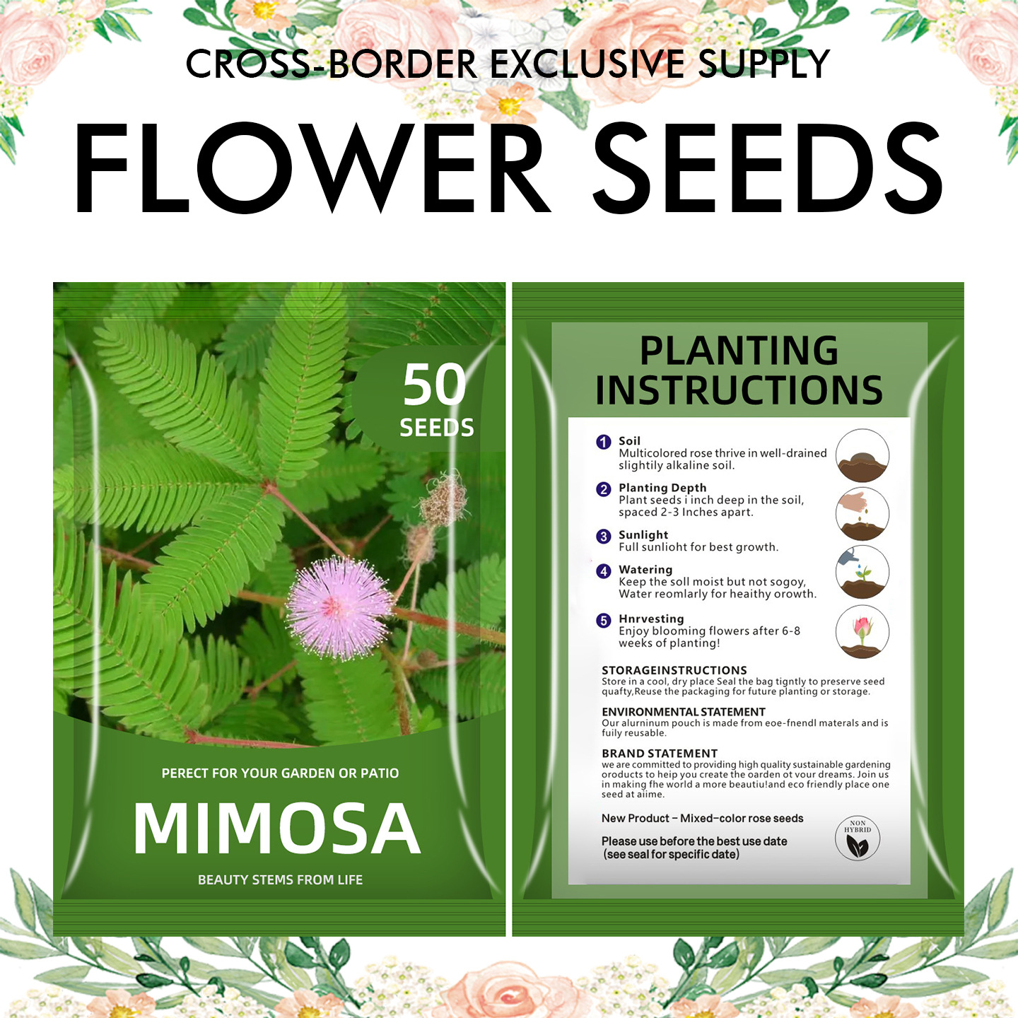 🌺Four Seasons Flowering Mixed Flower Seeds - Easy to Grow
