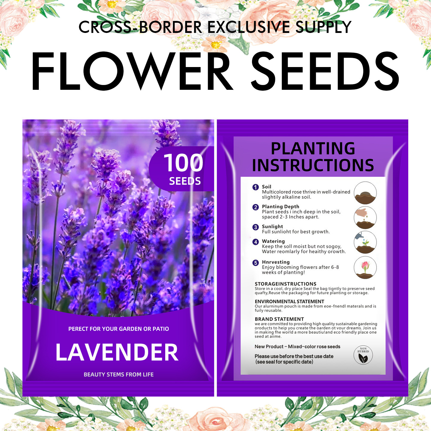 🌺Four Seasons Flowering Mixed Flower Seeds - Easy to Grow