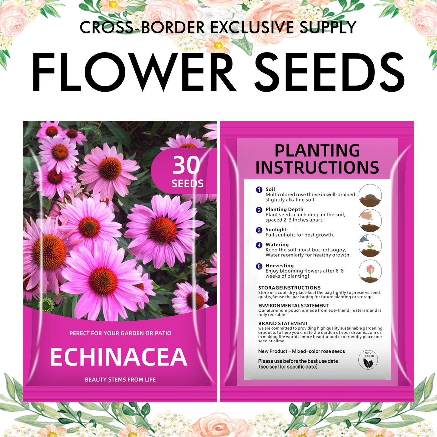 🌺Four Seasons Flowering Mixed Flower Seeds - Easy to Grow