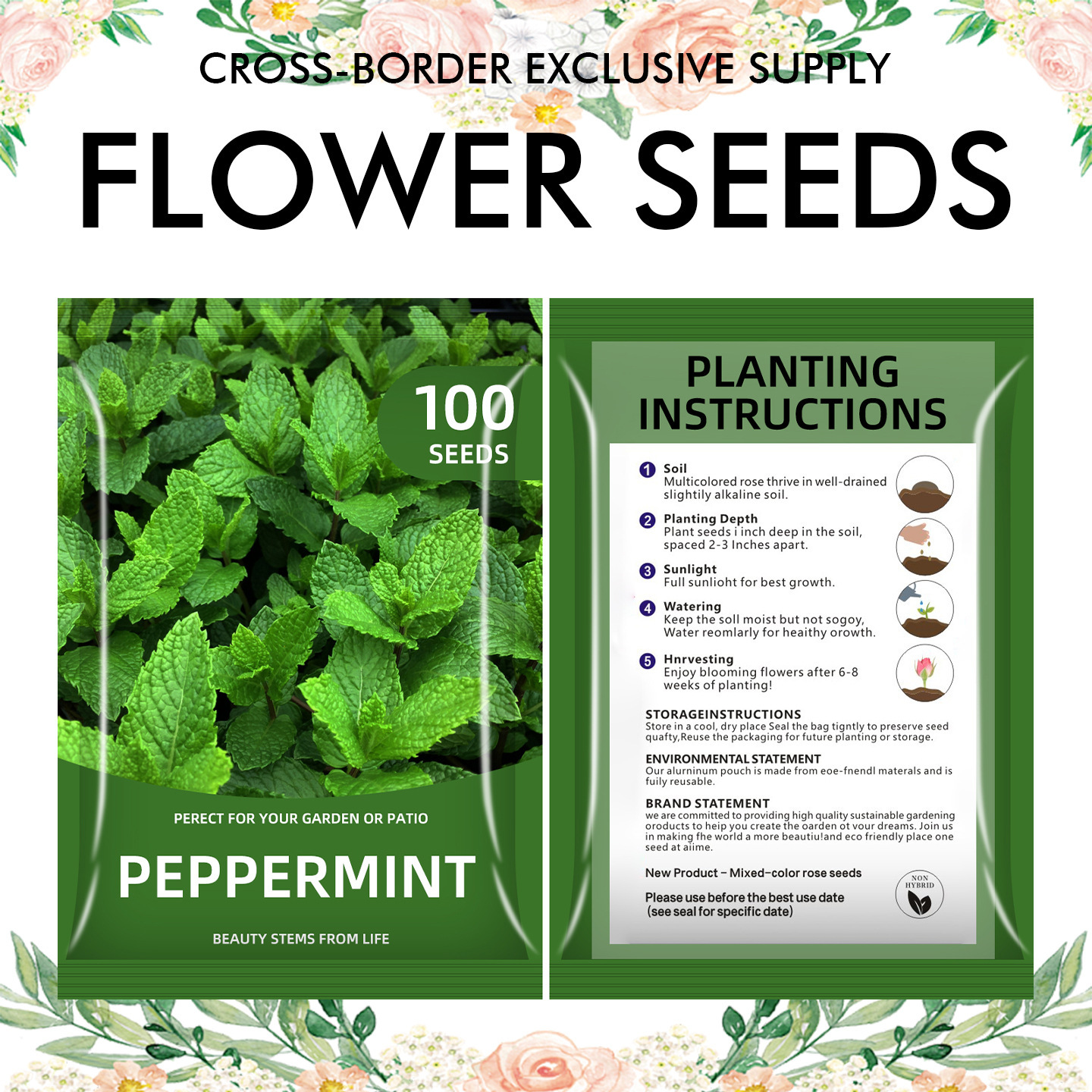 🌺Four Seasons Flowering Mixed Flower Seeds - Easy to Grow