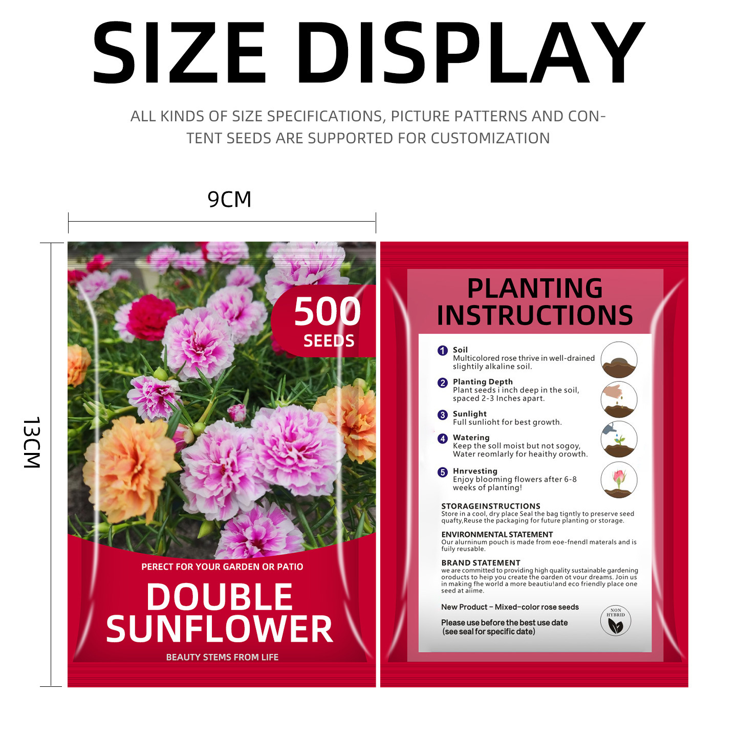 🌺Four Seasons Flowering Mixed Flower Seeds - Easy to Grow