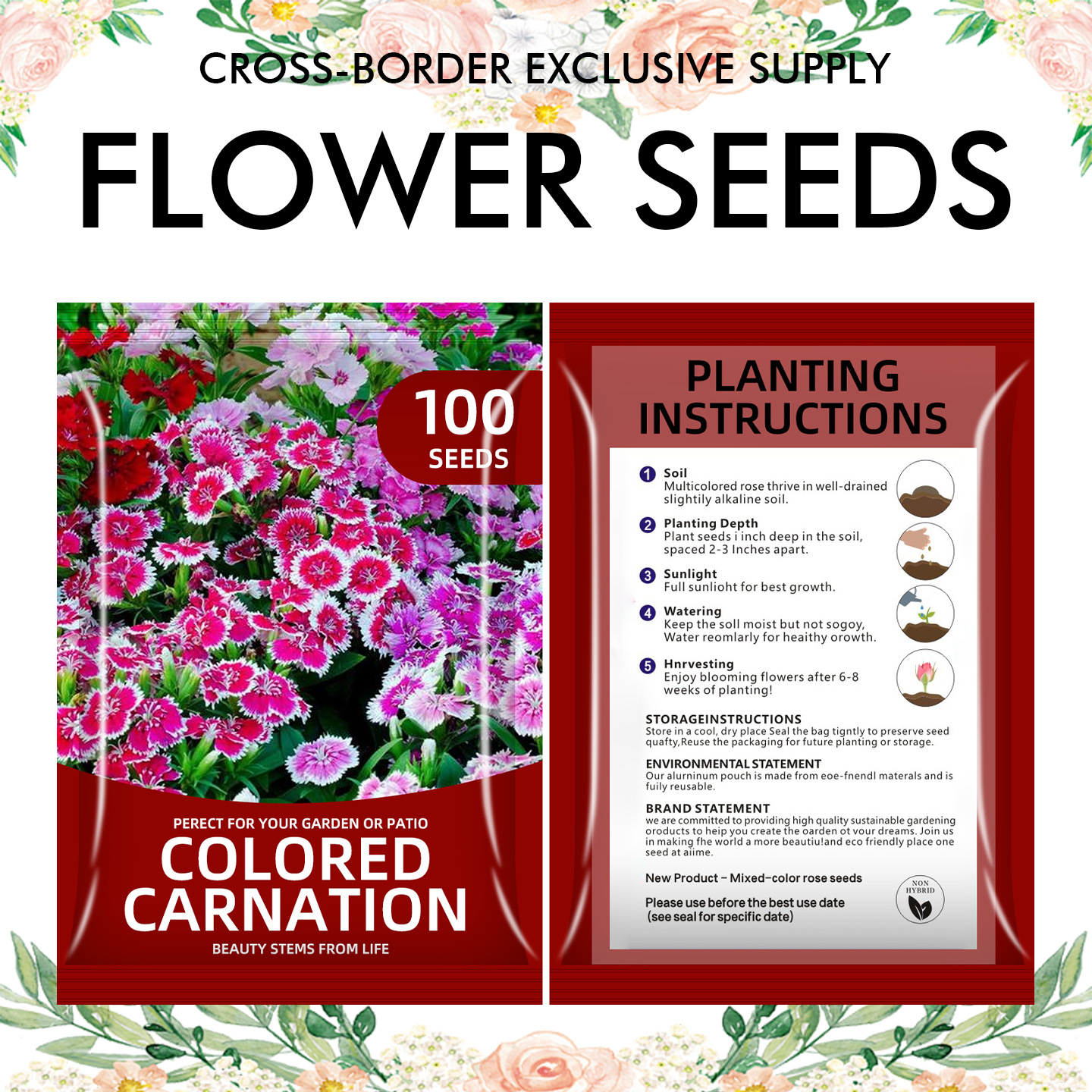 🌺Four Seasons Flowering Mixed Flower Seeds - Easy to Grow