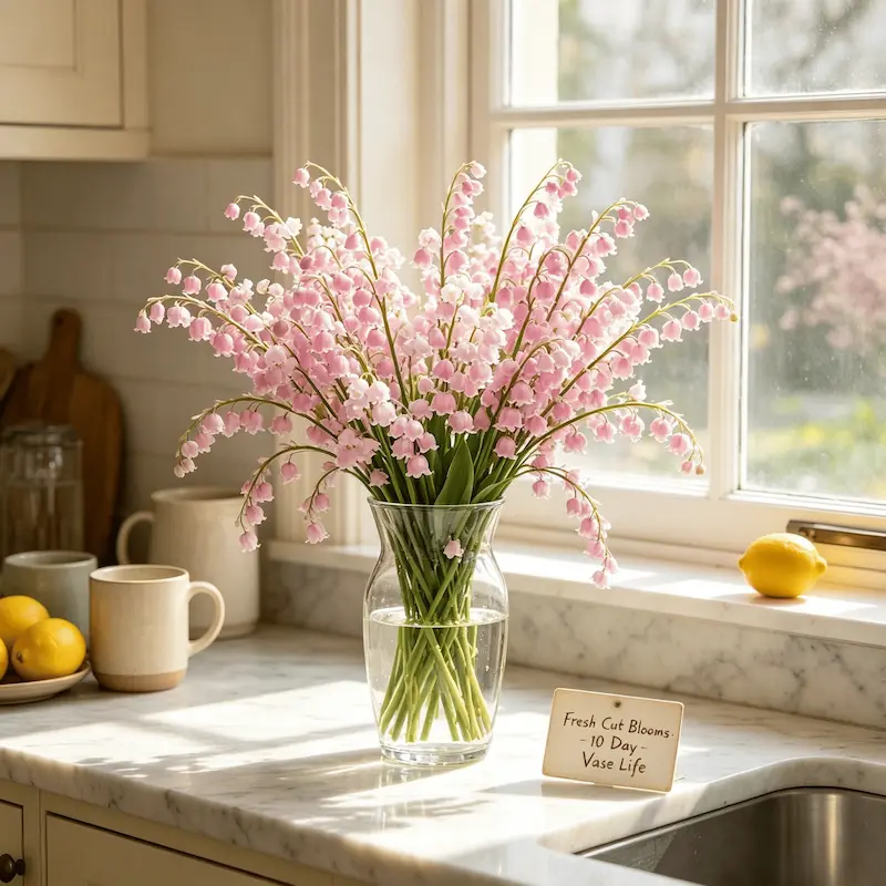 💐Lily of The Valley Perennial Flower Bulbs—Easy to Grow, Rich Scented，Perfect for Outdoor & Indoor