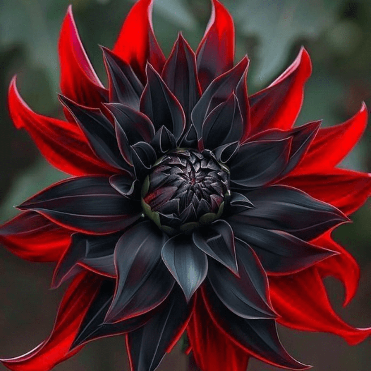 Rare Black and Red Bicolor Series Flower Seeds