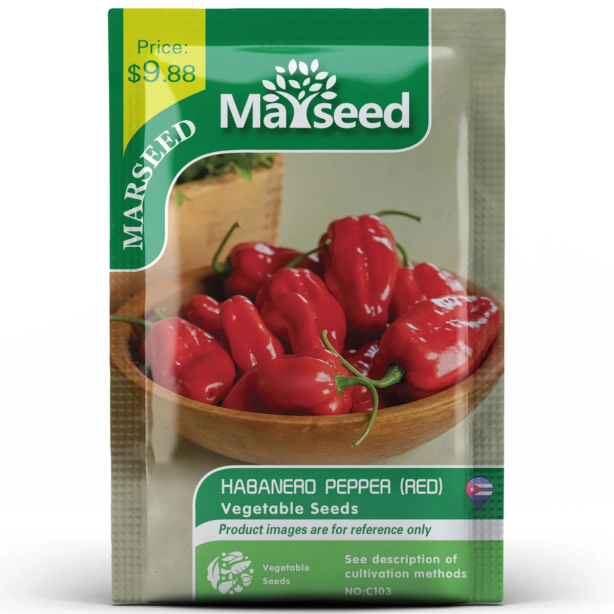 HABANERO PEPPER (RED) SEEDS