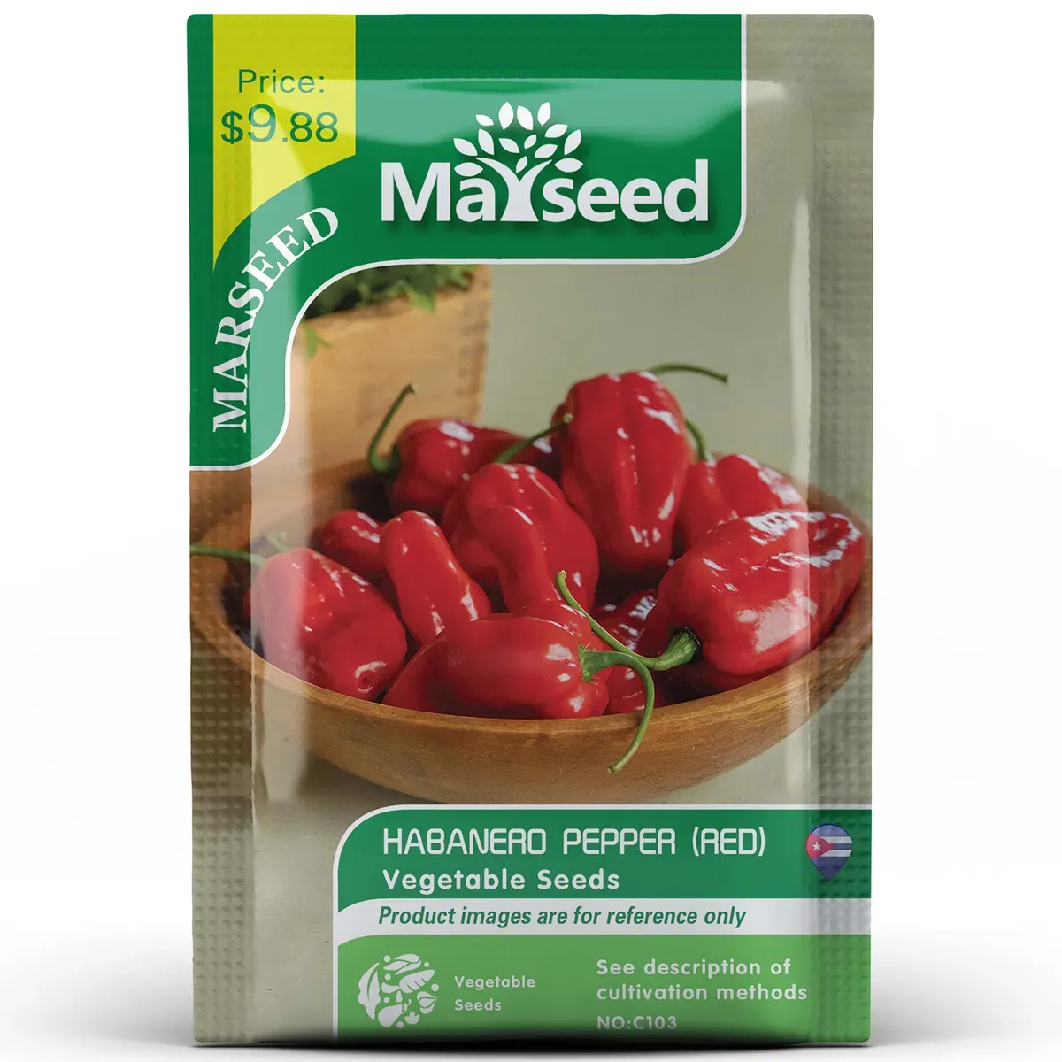 HABANERO PEPPER (RED) SEEDS