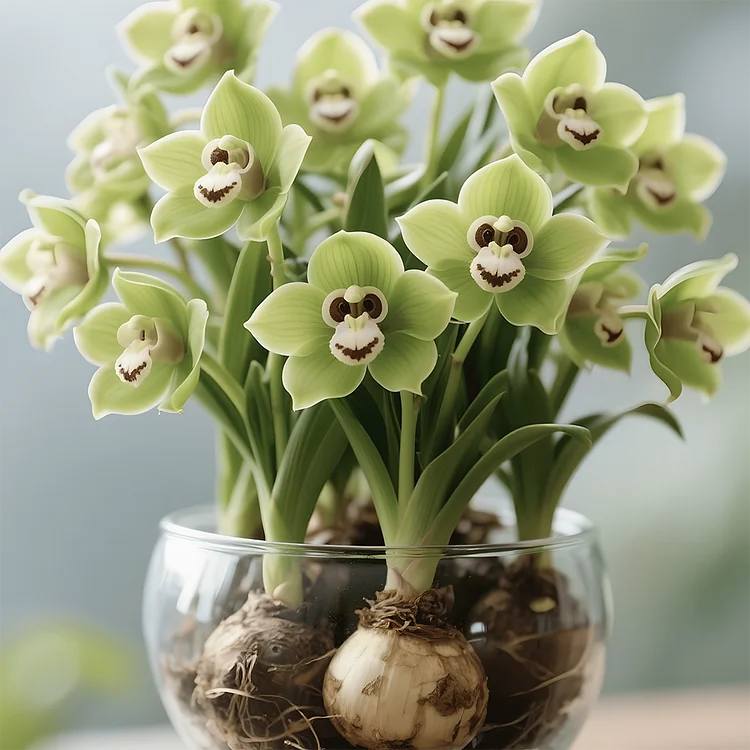 Monkey Orchid bulbs - can survive in soil or hydroponics💧🌱