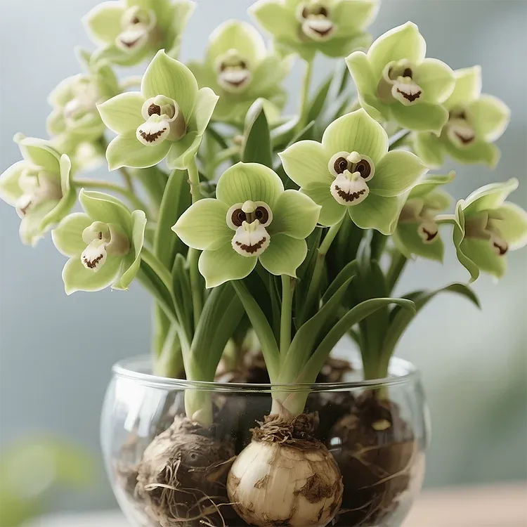 Monkey Orchid bulbs - can survive in soil or hydroponics💧🌱