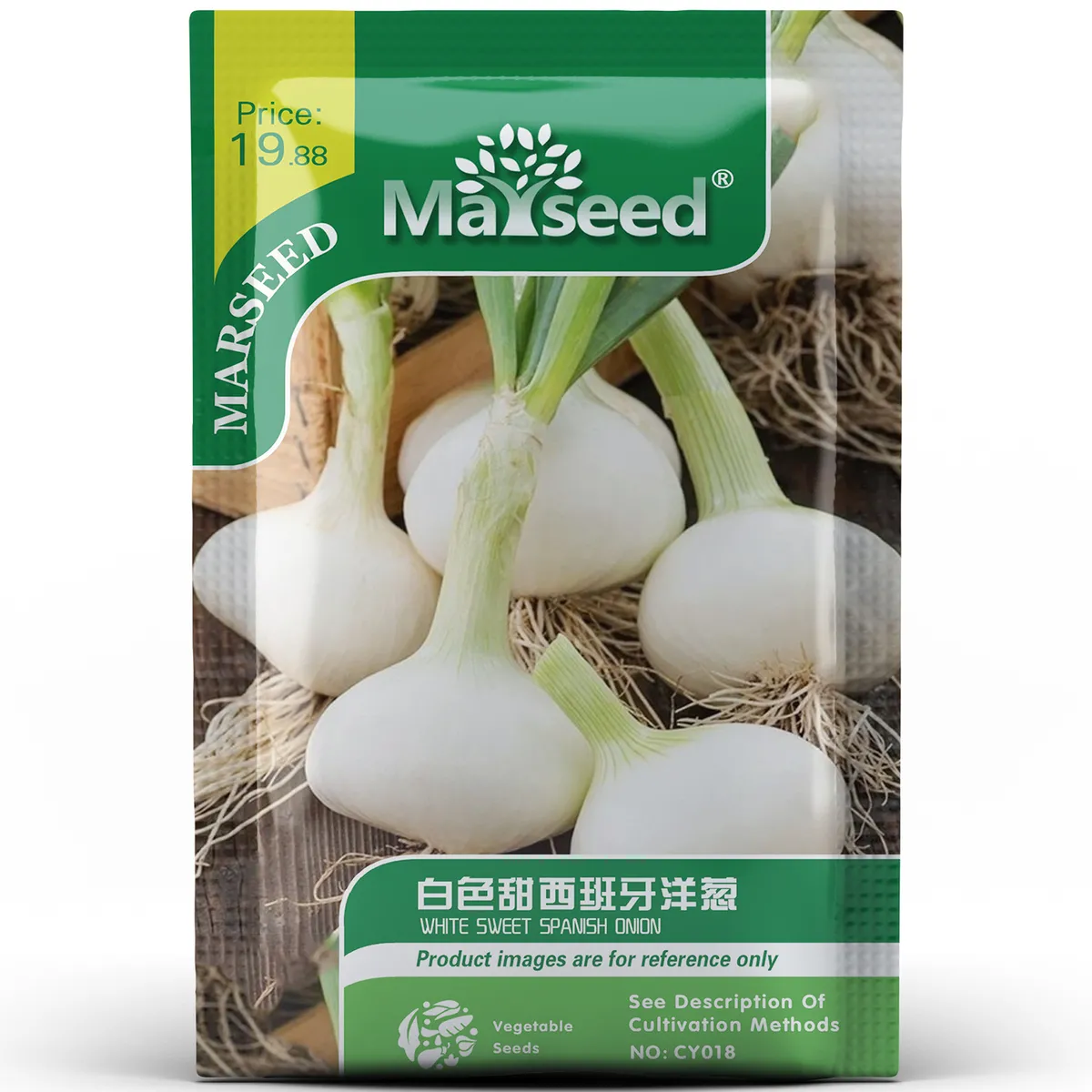 WHITE SWEET SPANSH ONION SEEDS