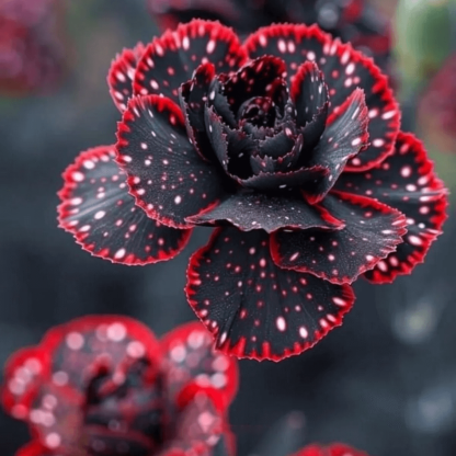 Rare Black and Red Bicolor Series Flower Seeds