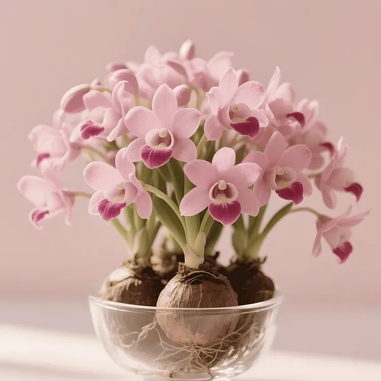 Monkey Orchid bulbs - can survive in soil or hydroponics💧🌱