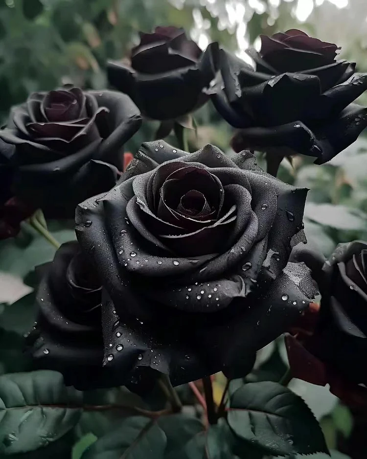 Rare Black Rose Seeds for Planting, Heirloom, No-GMO 200+ Beautiful Flower Seeds Home Garden Bonsai