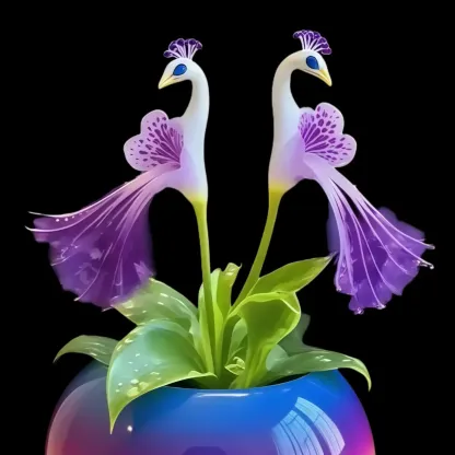 💎 Peacock Bloom Orchid