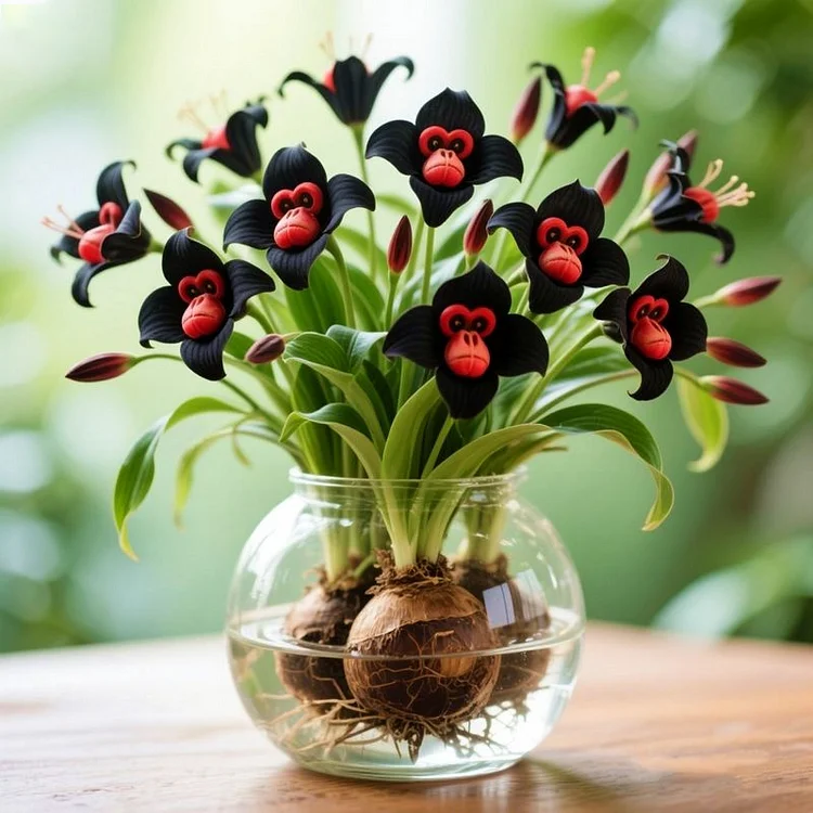 Monkey Orchid bulbs - can survive in soil or hydroponics💧🌱
