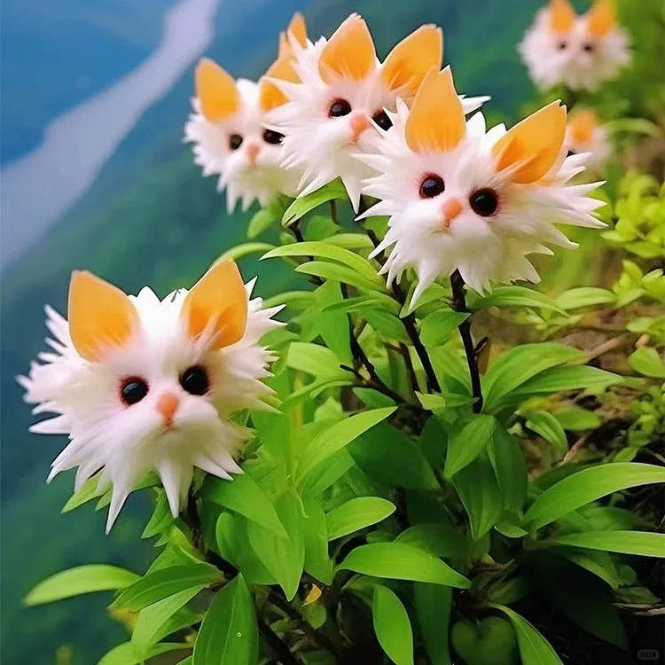 Enchanted Garden: Cat-Face Orchid Series