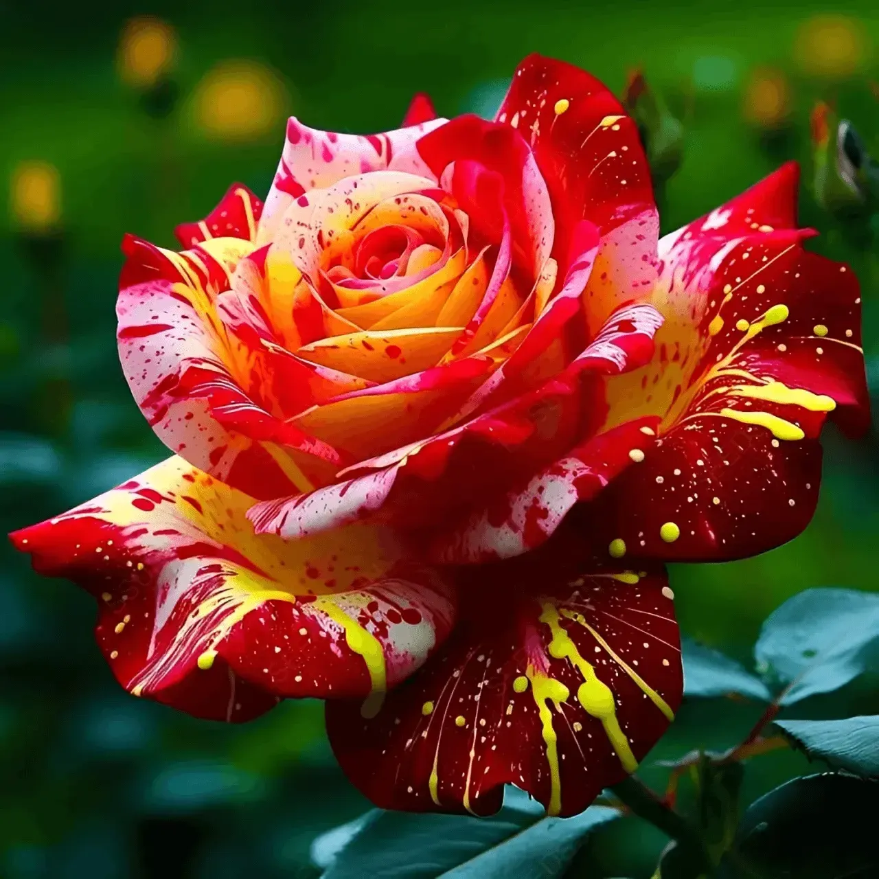 Scottish Green Rose-I only love you