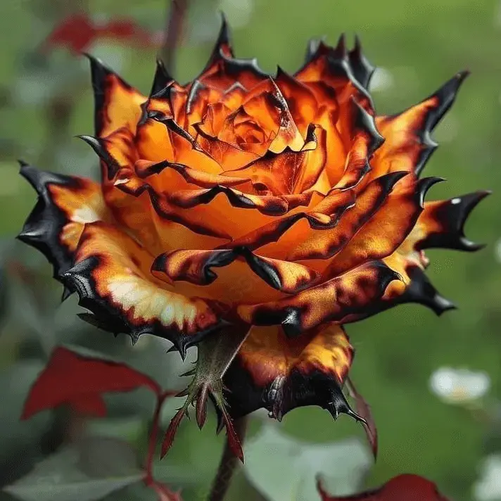 Scottish Green Rose-I only love you